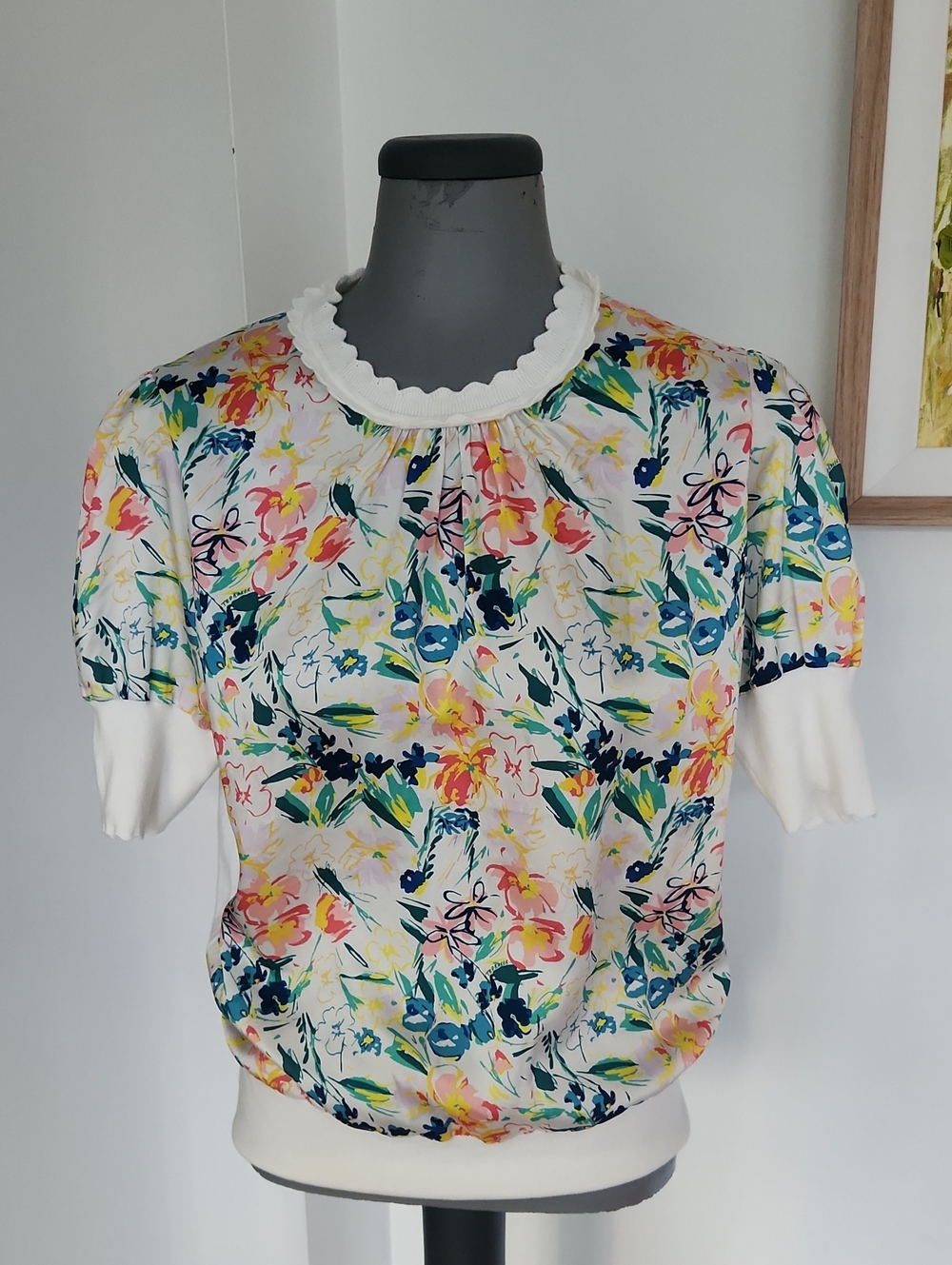 Ted Baker Mowlii Sketchy Magnolia Top
